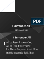 I Surrender All (SDA Hymnal #309)