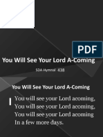 You Will See Your Lord A-Coming (SDA Hymnal #438)