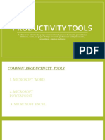 Essential productivity tools for creating documents and presentations