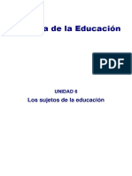 U6 Los Sujetos D L Educ