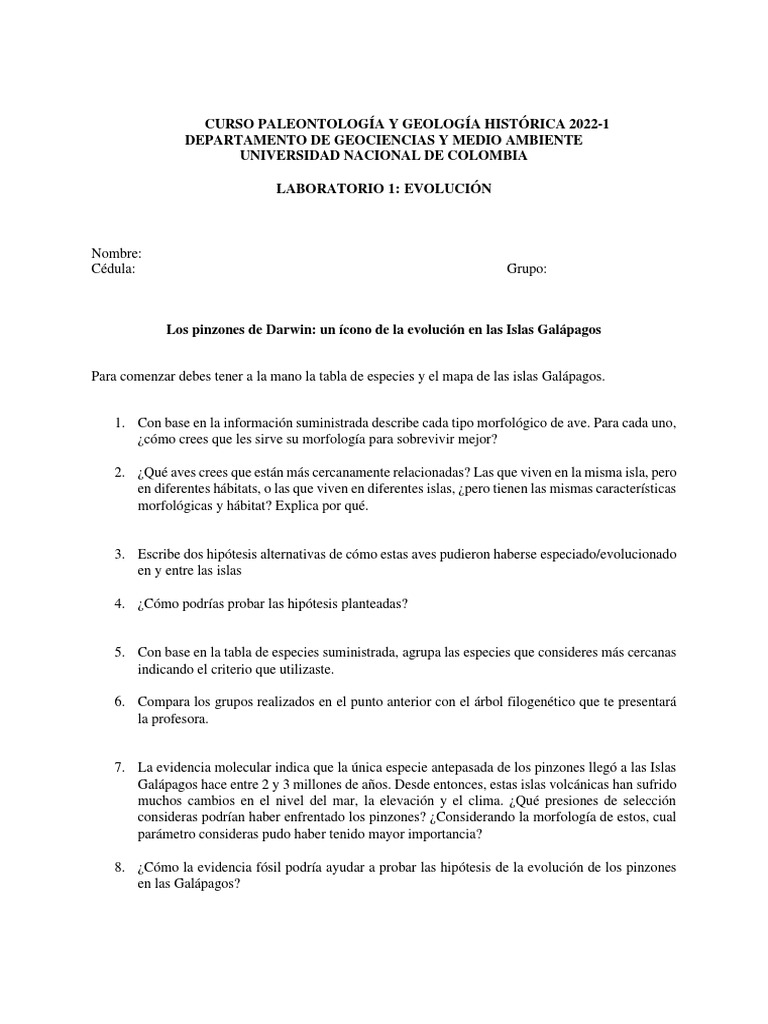 Exploring the evolution of Darwin's finches through a laboratory