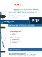 MATERI PERTEMUAN 5 MS II T (Uji Kesesuaian Untuk Sebaran Normal)