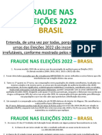 Fraude Nas Eleições 2022 Brasil Conclusões & Resumo