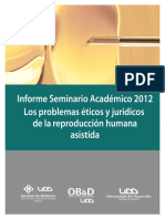 Informe Seminario Reproducción Humana Asistida 2012