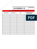 Fo-017 - Plano de Emergencia para Eps