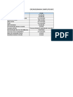 Cronograma Simplificado de Obras