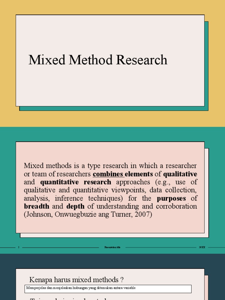 Mixed Method Research | PDF | Qualitative Research | Quantitative Research