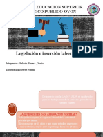 Legislación e Inserción Laboral: Instituto de Educacion Superior Tecnologico Publico-Oyon