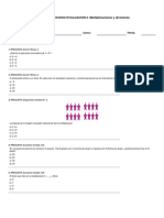 PROCESO EVALUACION 2 - Multiplicaciones y divisiones.