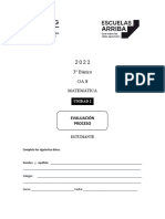 Evaluación 3B OA8-P Estudiante 2022-25 AGOSTO