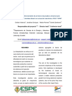 Acondicionamiento de un banco de pruebas universal para calibración de bombas diesel