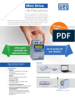 WEG Cfw100 Mini Drives Folleto 50043378 Catalogo Espanol