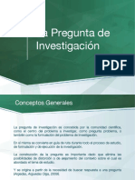 La Pregunta de Incvestigacion