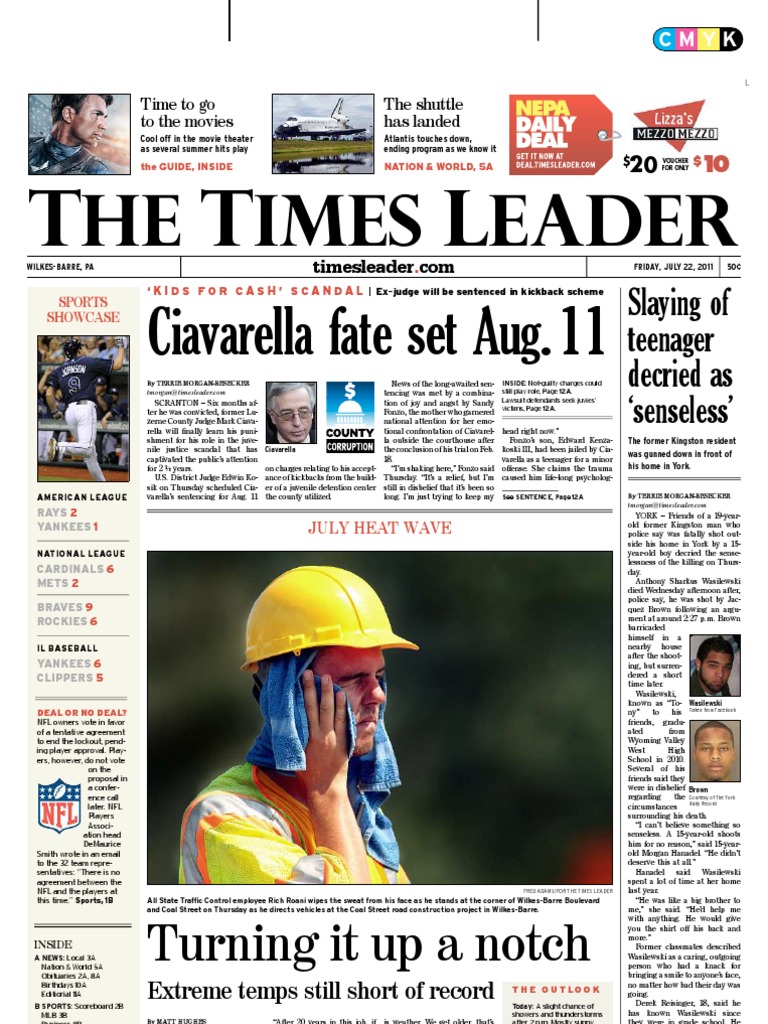 Times Leader 07-22-2011, PDF, Mattress