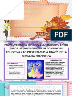 Experiencia de aprendizaje de arte y cultura a través de la gimnasia folclórica