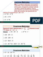 Presentacion 9 Ecuaciones y Sistemas de Ecuaciones Matriciales