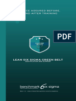 Benchmark Six Sigma Green Belt Brochure Mobile View