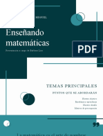 Bachillerato San Miguel: Enseñando Matemáticas