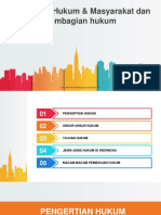 Pert. 1 Hubungan Hukum & Masyarakat Dan Pembagian Hukum