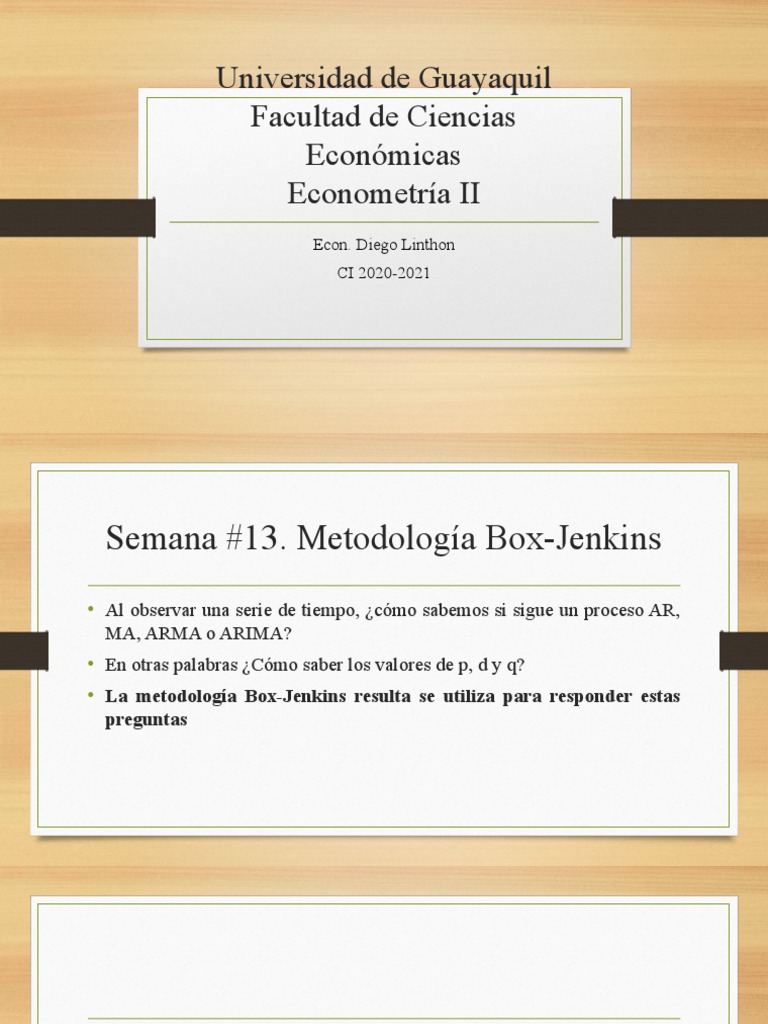 Box Jenkins PDF