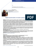 Digital Transformation of Modern Quality Management: Anna Mayakova