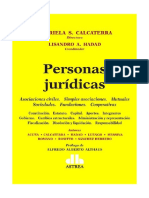 PERSONAS JURIDICAS. 2018. Gabriela Calcatarrea y Lisan