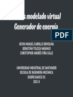 Modelado virtual de generador energía