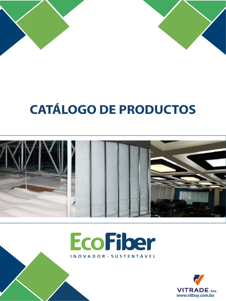 Catalogo Completo Ecofiber Vitrade | PDF | Aislamiento térmico | Agua