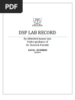 DSP Lab Report