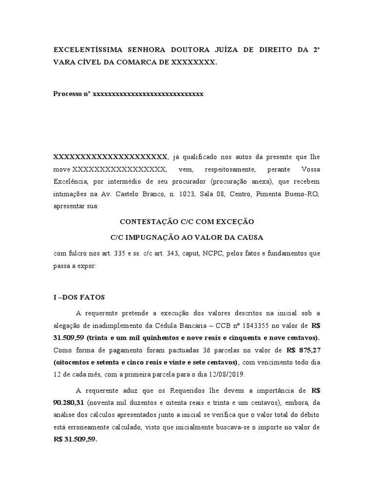 Excessão de Pré-Executividade | PDF | Indenização | Justiça