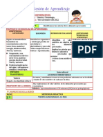 Sesión de Aprendizaje C y T