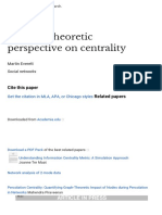 Borgatti & Everett 2005 A Graph Theoretical Perspective of Centrality