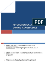 Adolescence Lecture