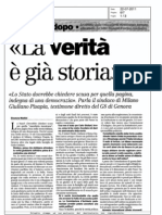 La verità è già storia