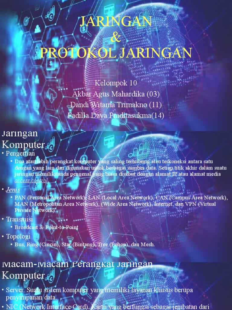 Materi 3 - Jaringan & Protokol Jaringan | PDF