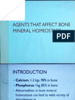 (Pharma) Bone Mineral Homeostasis Part-1 - PP 12.10.2022