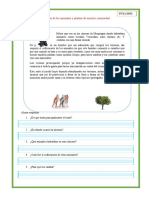 FICHA DE COMUNICACIÓN LUNES 07 DE NOVIEMBRE Problemas de Los Animales y Plantas de Nuestra Comunidad