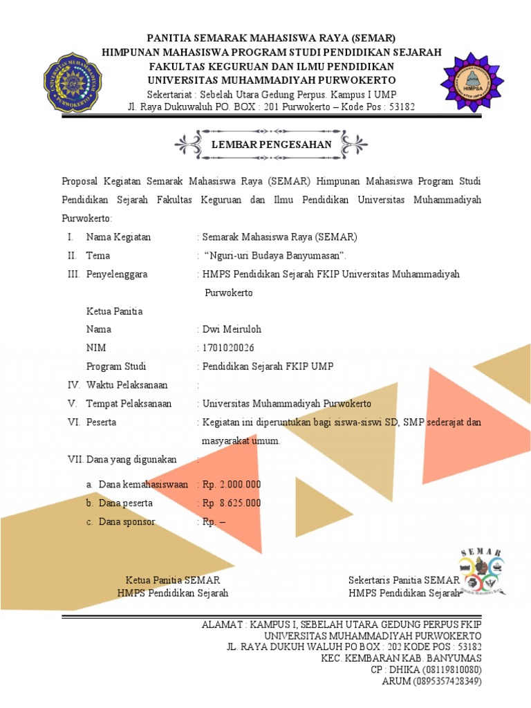 ProposaL Sponshorship SEMAR FIX 2019 | PDF