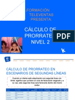 CALCULO DE PRORRATEO Level 2 - 0.1