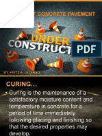Curing Concrete