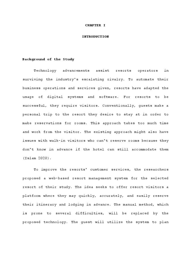 Web-Based Resort Management System | PDF | Programming | Computer Program