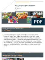 UNIT 4 - Cultural Practices in Luzon (Lowlands)