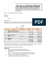 Penawaran Soil Test Sondir Puskopad