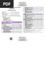 Homeroom Guidance Card