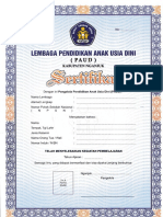 PAUD Nganjuk Sertifikat Lulus