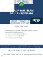 Peradaban Islam Daulah Ustmani