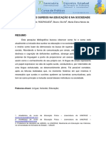 A Inclusao Dos Surdos Na Educacao e Na Sociedade