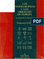 Francisco Villar - Los Indoeuropeos y Los Orígenes de Europa