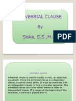 Adverbial Cluase