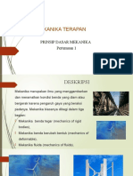 Mekanika Terapan I Sem.1 Prinsip Dasar Mekanika (P1)